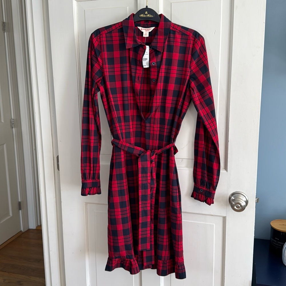 Brooks Brothers plaid dress